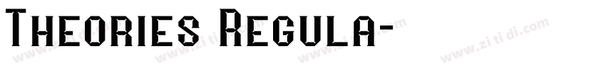 Theories Regula字体转换